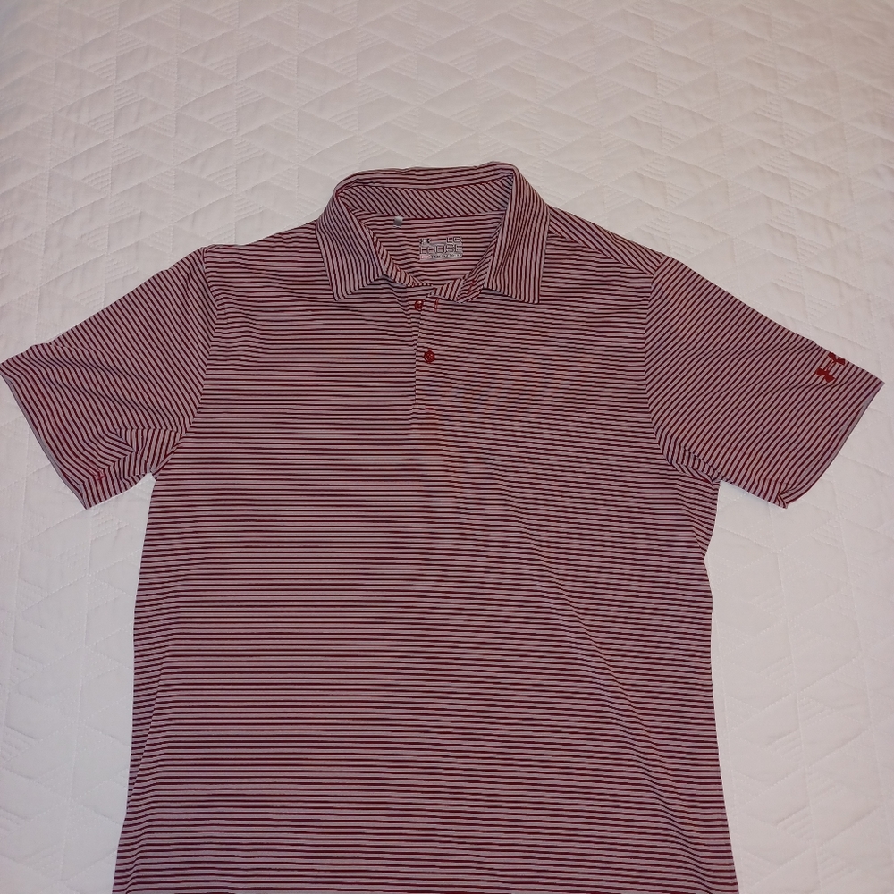 Under Armor heat gear golf polo